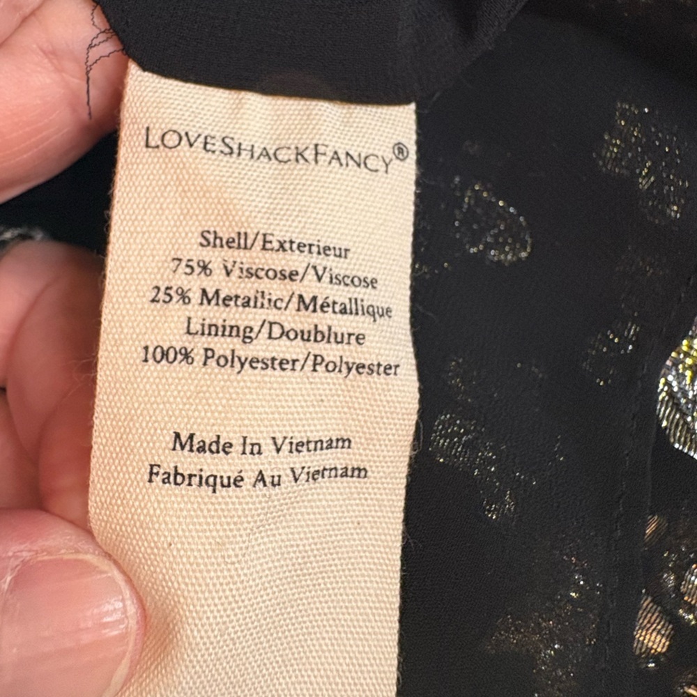 LoveShackFancy Seniya Mini Skirt. Size S - Picture 6 of 9